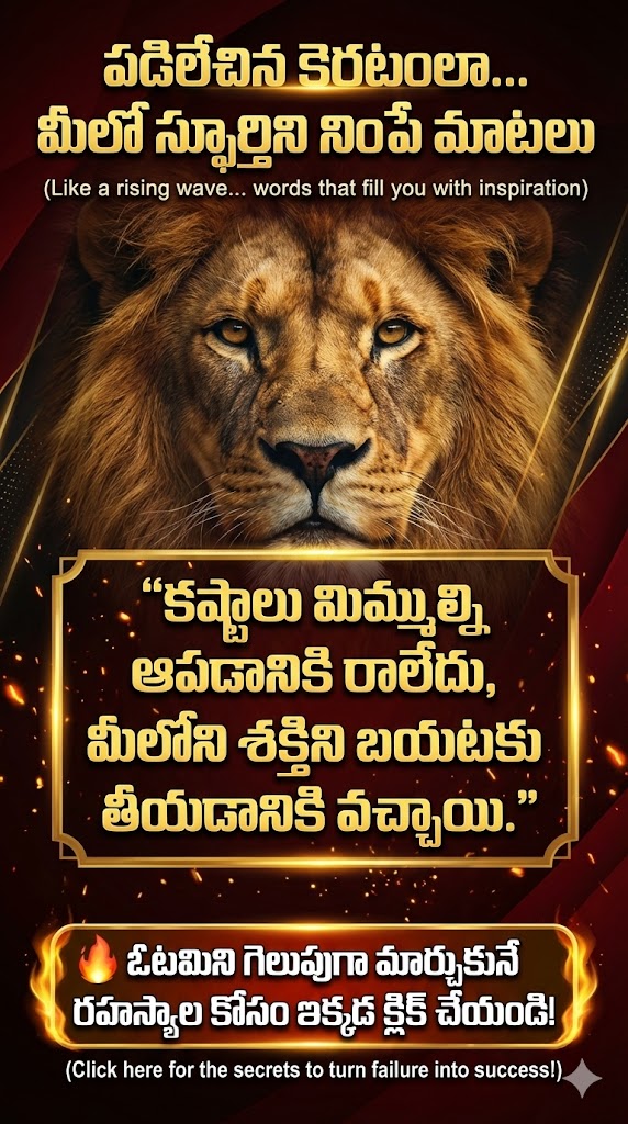 Telugu Motivational Quotes